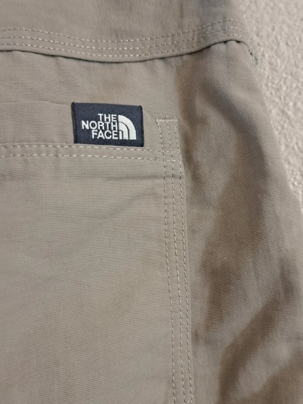 North Face Trail Utility  Hiking Outdoor Pants Size 34x28 Khaki travel gorpcore